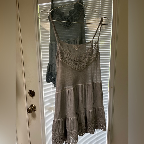 POL Gray Multiple use top: Dress, Tunic, Camisoles NWOT - Picture 4 of 16